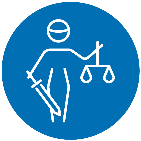Representación de la justicia