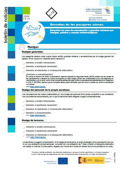 Nuevo Boletín de Noticias del Centro Europeo del Consumidor en España