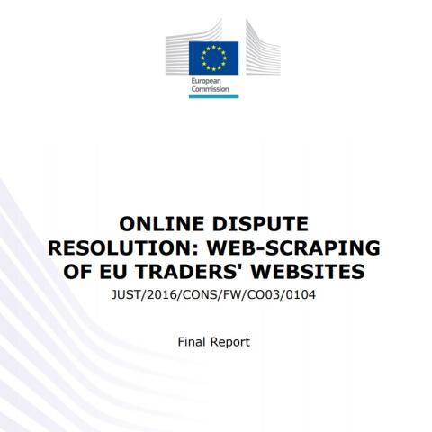 ONLINE DISPUTE RESOLUTION WEBSCRAPING REPORT