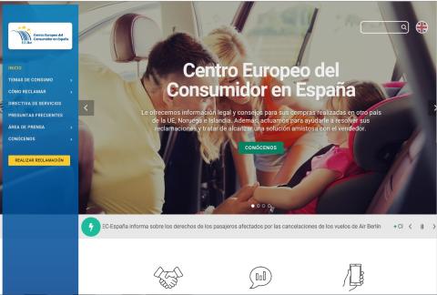 El Centro Europeo del Consumidor en España lanza su nueva página web con información gratuita y personalizada para los ciudadanos