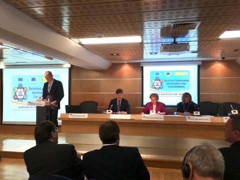 CEC España asiste a la Jornada sobre servicios financieros organizada por la Representación de la Comisión Europea en España