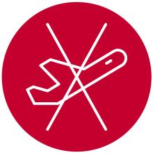 Imagen de avión tachado