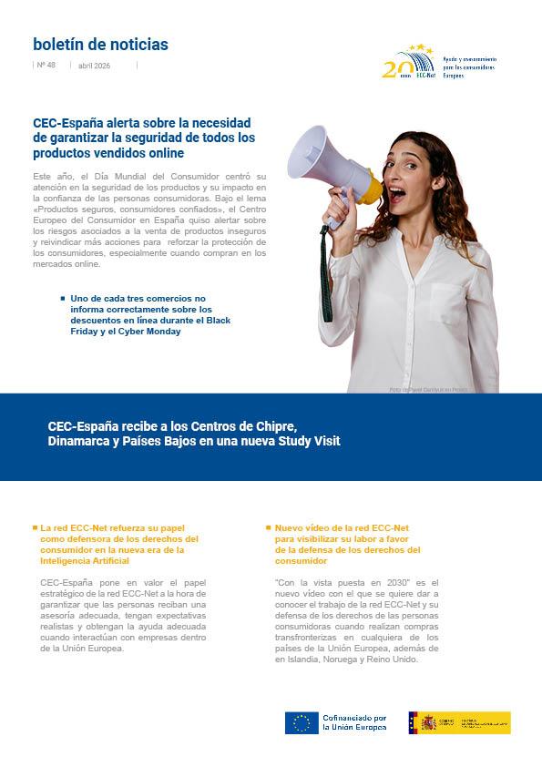 Front page of Newsletter Nº 48