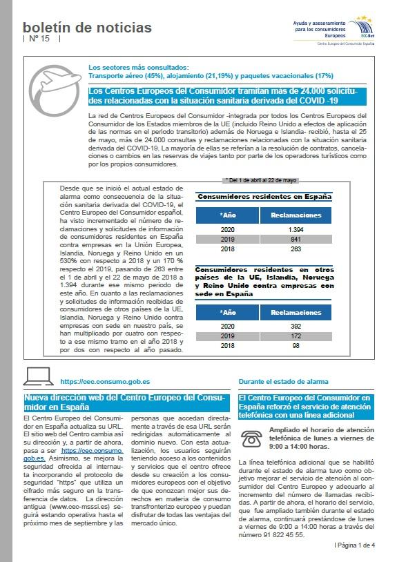 BOLETÍN DE NOTICIAS Nº15